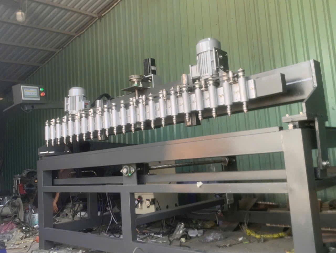 Máy soi li hợp nhiều đầu cho gỗ