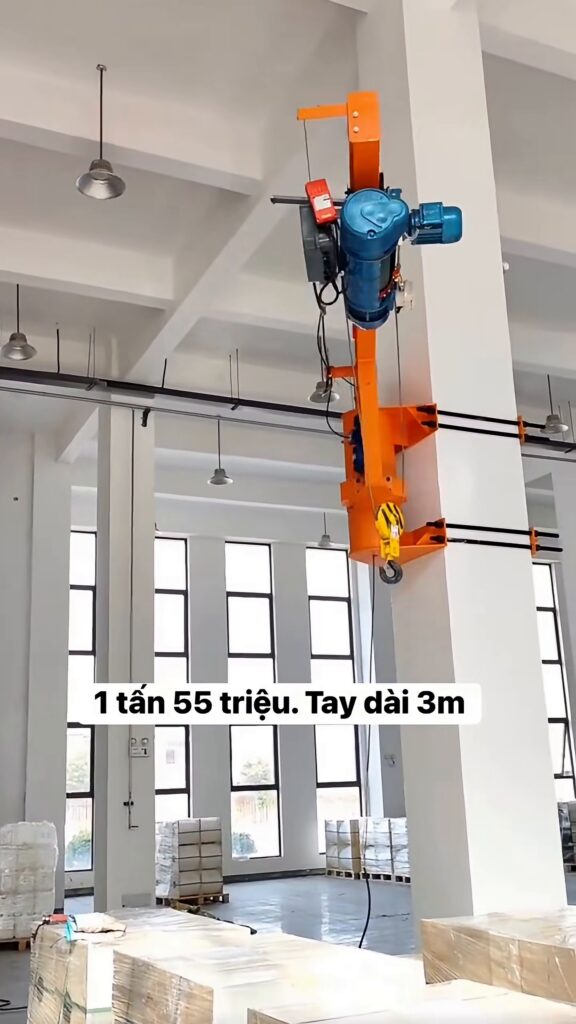 Cẩu treo tường xoay 360°