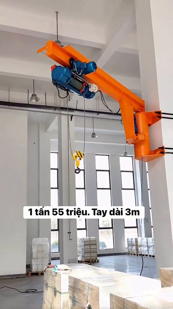 Cẩu treo tường xoay 360°
