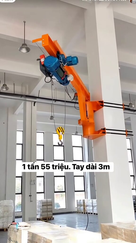 Cẩu treo tường xoay 360°