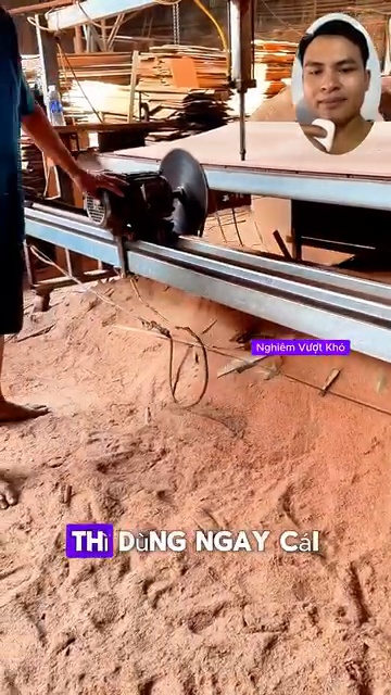 Máy cắt rong trượt ray
