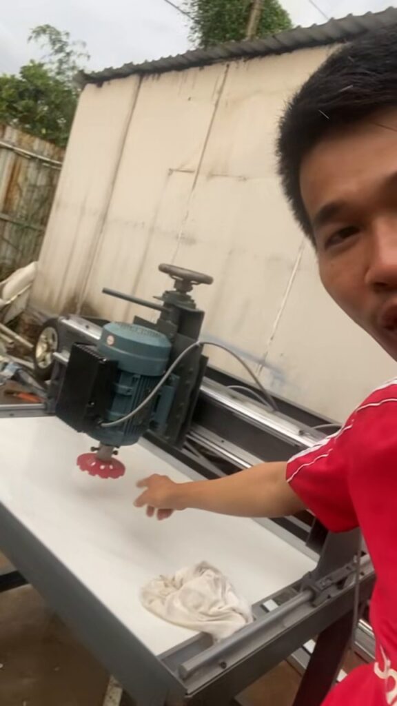 Máy mài đá để bàn