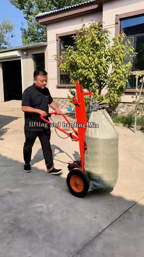Xe nâng bao điện 2 bánh